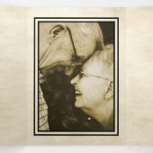 Antiek Storybook Style Foto 75e Jubileum Drieluik Uitnodiging (Binnenkant midden)