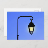 Antiek straatlamp briefkaart (Voorkant / Achterkant)