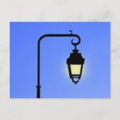 Antiek straatlamp briefkaart (Voorkant)