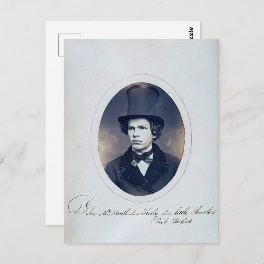 Antiek strafdief Mok Foto Briefkaart (Voorkant / Achterkant)