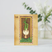 ANTIEK STREEFCIJFERS 12 / HET BEHANDELDE MAN BRIEFKAART (Staand voorkant)