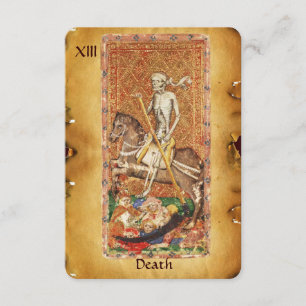 ANTIEK STREEFCIJFERS 13 / DOODSTRAF AANKONDIGING