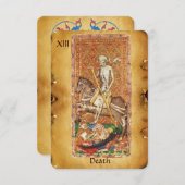 ANTIEK STREEFCIJFERS 13 / DOODSTRAF AANKONDIGING (Voorkant / Achterkant)