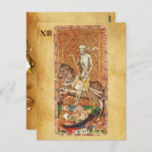 ANTIEK STREEFCIJFERS 13 / DOODSTRAF BRIEFKAART (Voorkant / Achterkant)