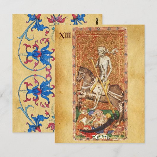 ANTIEK STREEFCIJFERS 13 / DOODSTRAF BRIEFKAART (Voorkant / Achterkant)