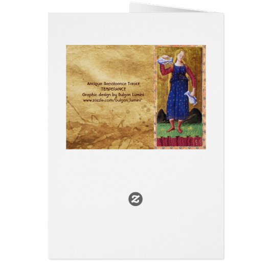 ANTIEK STREEFCIJFERS 14 / TEMPERANTIE (Achterkant)