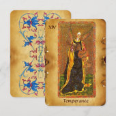 ANTIEK STREEFCIJFERS 14 / TEMPERANTIE AANKONDIGING (Voorkant / Achterkant)