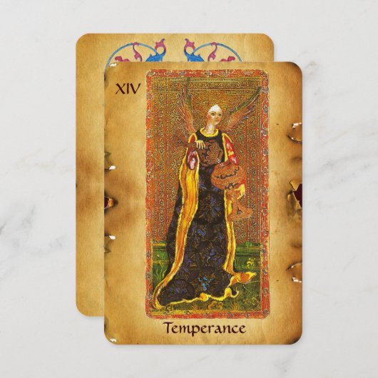 ANTIEK STREEFCIJFERS 14 / TEMPERANTIE AANKONDIGING (Voorkant / Achterkant)