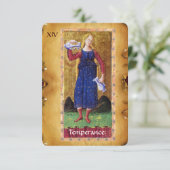 ANTIEK STREEFCIJFERS 14 / TEMPERANTIE AANKONDIGING (Staand voorkant)