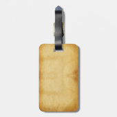 ANTIEK STREEFCIJFERS 14 / TEMPERANTIE BAGAGELABEL (Achterkant verticaal)