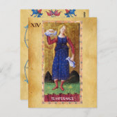 ANTIEK STREEFCIJFERS 14 / TEMPERANTIE BRIEFKAART (Voorkant / Achterkant)