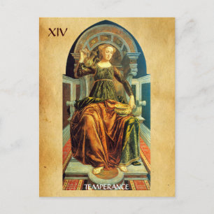 ANTIEK STREEFCIJFERS 14 / TEMPERANTIE BRIEFKAART