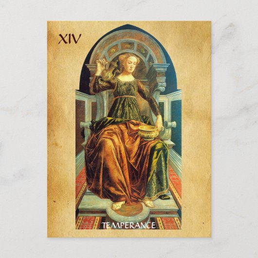 ANTIEK STREEFCIJFERS 14 / TEMPERANTIE BRIEFKAART (Voorkant)