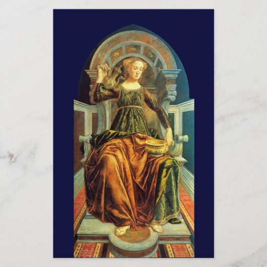 ANTIEK STREEFCIJFERS 14 / TEMPERANTIE BRIEFPAPIER (Voorkant)