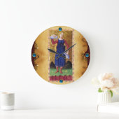 ANTIEK STREEFCIJFERS 14 / TEMPERANTIE GROTE KLOK (Huis)