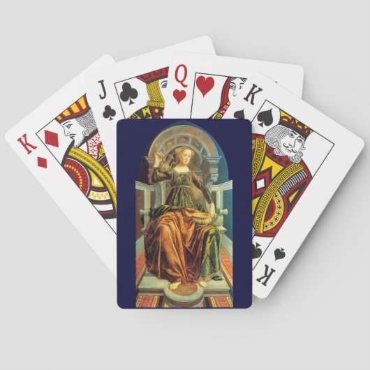 ANTIEK STREEFCIJFERS 14 / TEMPERANTIE POKERKAARTEN (Achterkant)