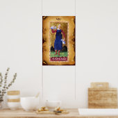 ANTIEK STREEFCIJFERS 14 / TEMPERANTIE POSTER (Keuken)