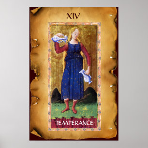 ANTIEK STREEFCIJFERS 14 / TEMPERANTIE POSTER