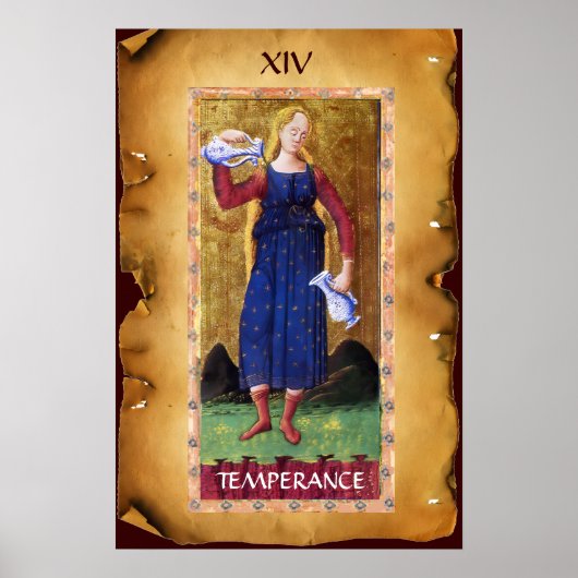 ANTIEK STREEFCIJFERS 14 / TEMPERANTIE POSTER (Voorkant)