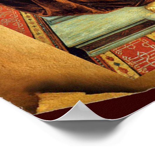 ANTIEK STREEFCIJFERS 14 / TEMPERANTIE POSTER (Hoek)