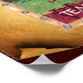 ANTIEK STREEFCIJFERS 14 / TEMPERANTIE POSTER (Hoek)