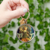 ANTIEK STREEFCIJFERS 14 / TEMPERANTIE SLEUTELHANGER (Hand)