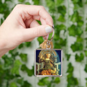 ANTIEK STREEFCIJFERS 14 / TEMPERANTIE SLEUTELHANGER (Hand)