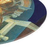 ANTIEK STREEFCIJFERS 14 / TEMPERANTIE SNIJPLANK (Hoek)