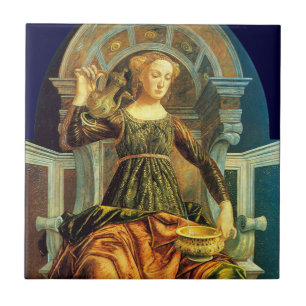 ANTIEK STREEFCIJFERS 14 / TEMPERANTIE TEGELTJE