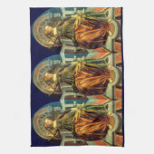 ANTIEK STREEFCIJFERS 14 / TEMPERANTIE THEEDOEK (Verticaal)