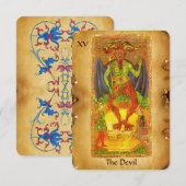 ANTIEK STREEFCIJFERS 15 / DEVIL AANKONDIGING (Voorkant / Achterkant)