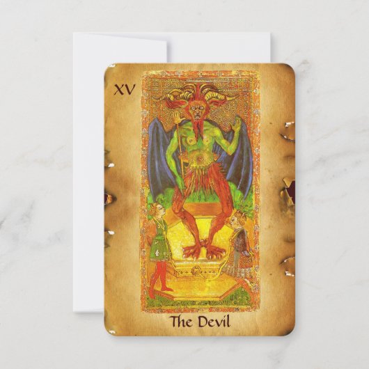 ANTIEK STREEFCIJFERS 15 / DEVIL AANKONDIGING (Voorkant)