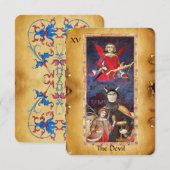 ANTIEK STREEFCIJFERS 15 / DEVIL AANKONDIGING (Voorkant / Achterkant)