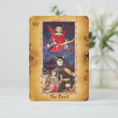 ANTIEK STREEFCIJFERS 15 / DEVIL AANKONDIGING (Staand voorkant)