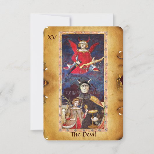 ANTIEK STREEFCIJFERS 15 / DEVIL AANKONDIGING (Voorkant)