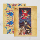 ANTIEK STREEFCIJFERS 15 / DEVIL BRIEFKAART (Voorkant / Achterkant)