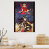 ANTIEK STREEFCIJFERS 15 / DEVIL POSTER (Keuken)