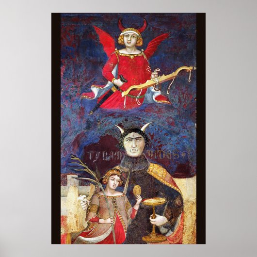 ANTIEK STREEFCIJFERS 15 / DEVIL POSTER (Voorkant)