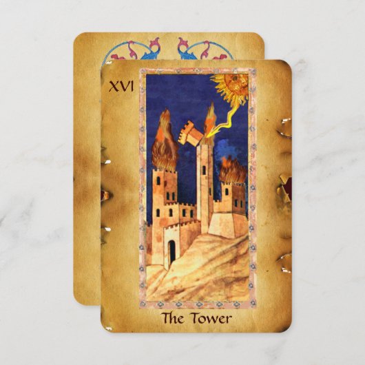 ANTIEK STREEFCIJFERS 16 / TOWER AANKONDIGING (Voorkant / Achterkant)