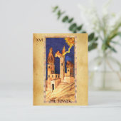 ANTIEK STREEFCIJFERS 16 / TOWER BRIEFKAART (Staand voorkant)