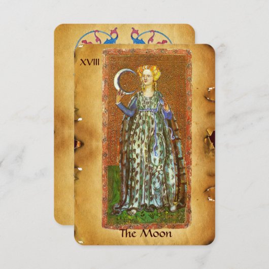 ANTIEK STREEFCIJFERS 18 / HET MOON AANKONDIGING (Voorkant / Achterkant)