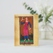 ANTIEK STREEFCIJFERS 18 / HET MOON BRIEFKAART (Staand voorkant)