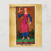 ANTIEK STREEFCIJFERS 18 / HET MOON BRIEFKAART (Voorkant)