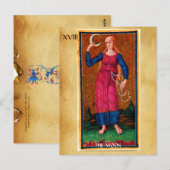 ANTIEK STREEFCIJFERS 18 / HET MOON BRIEFKAART (Voorkant / Achterkant)