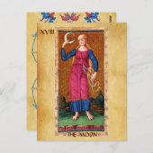 ANTIEK STREEFCIJFERS 18 / HET MOON BRIEFKAART (Voorkant / Achterkant)