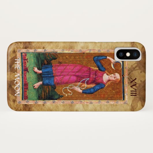 ANTIEK STREEFCIJFERS 18 / HET MOON Case-Mate iPhone CASE (Achterkant (horizontaal))