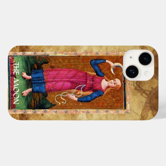 ANTIEK STREEFCIJFERS 18 / HET MOON Case-Mate iPhone CASE (Achterkant (horizontaal))