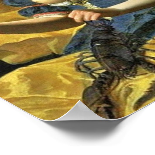 ANTIEK STREEFCIJFERS 18 / HET MOON POSTER (Hoek)