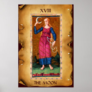 ANTIEK STREEFCIJFERS 18 / HET MOON POSTER