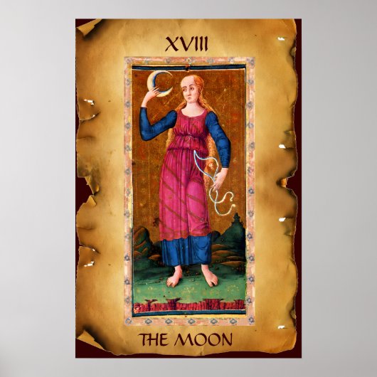 ANTIEK STREEFCIJFERS 18 / HET MOON POSTER (Voorkant)